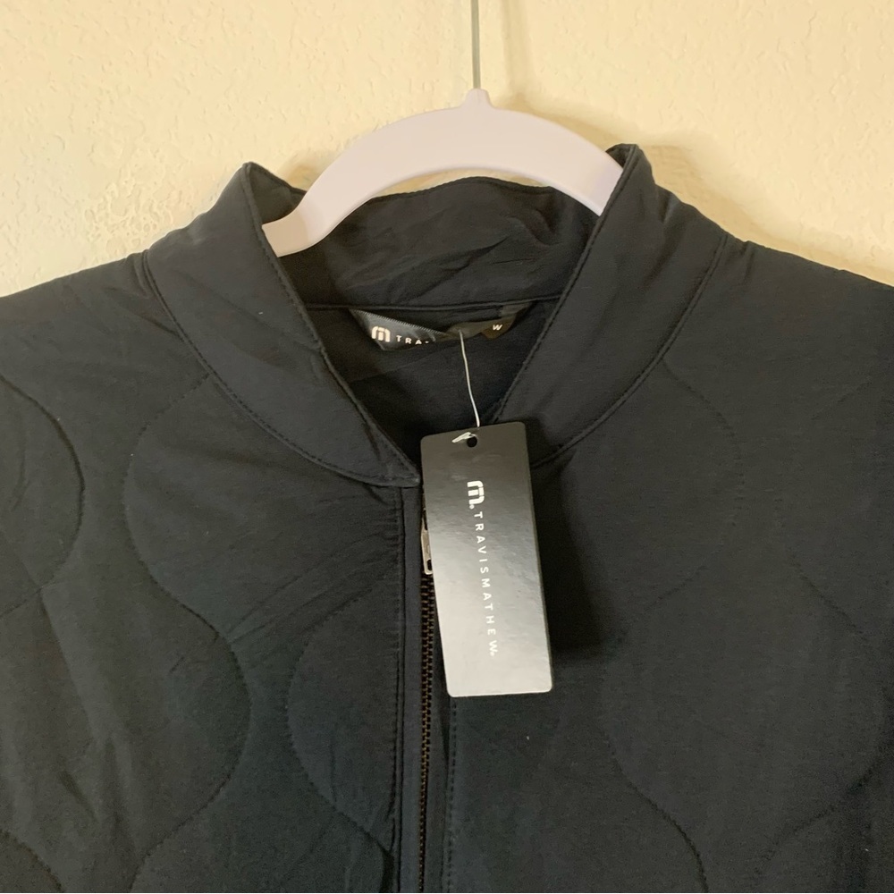 Travis Mathew black Mens come what may full zip jacket L NWT - Picture 5 of 12